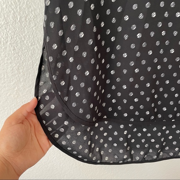 SPENSE Polka Dot Women’s Tunic Blouse | S - Picture 5 of 9